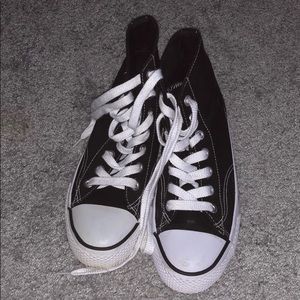 Black high top shoes